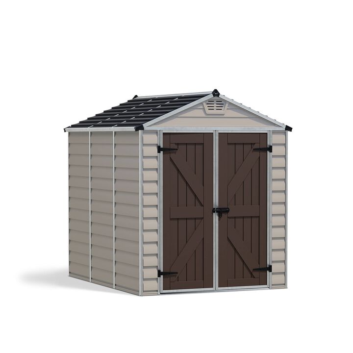 Palram - Canopia SkyLight 6' x 8' Shed - Tan