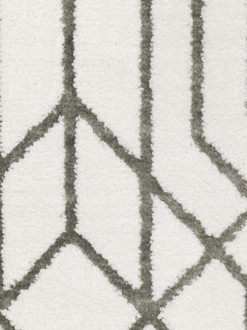 Montecito 6'7" x 9'6" White Rug