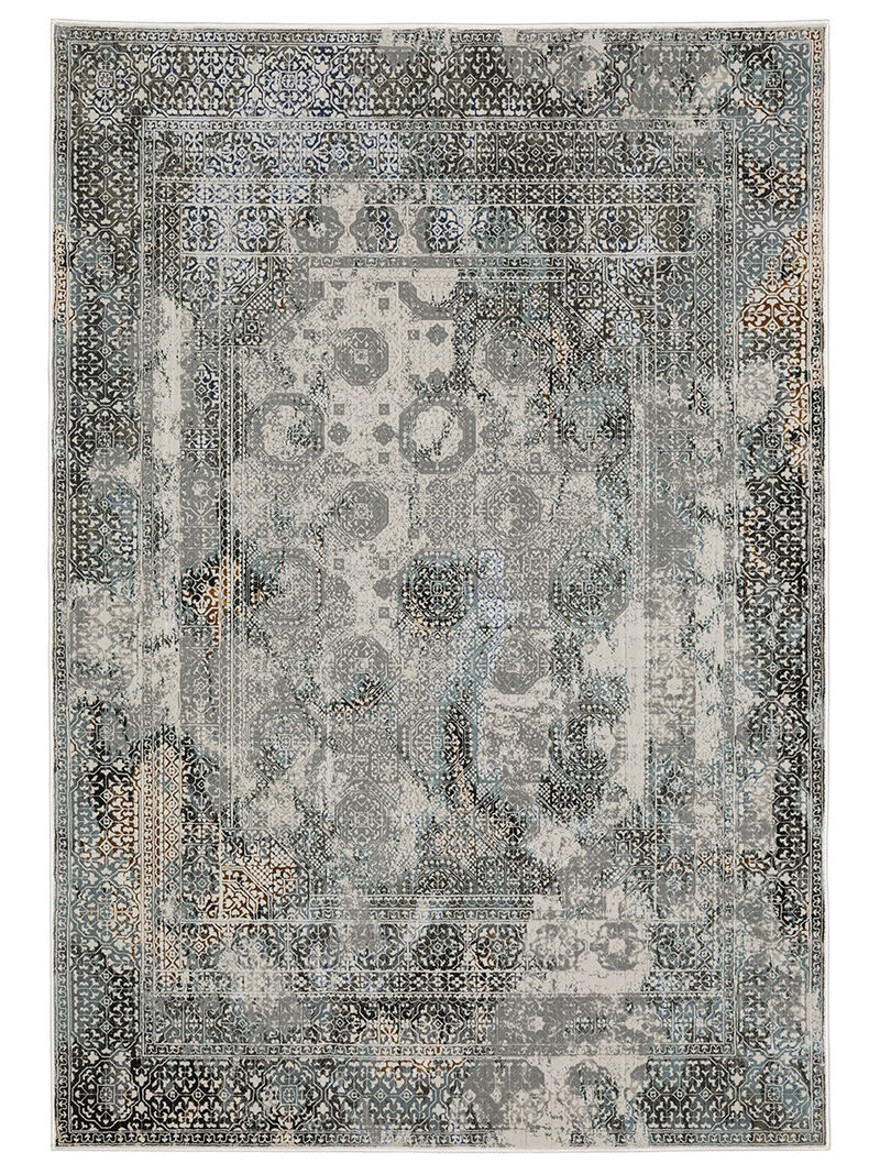 Gemini 3'10" x 5'5" Grey Rug