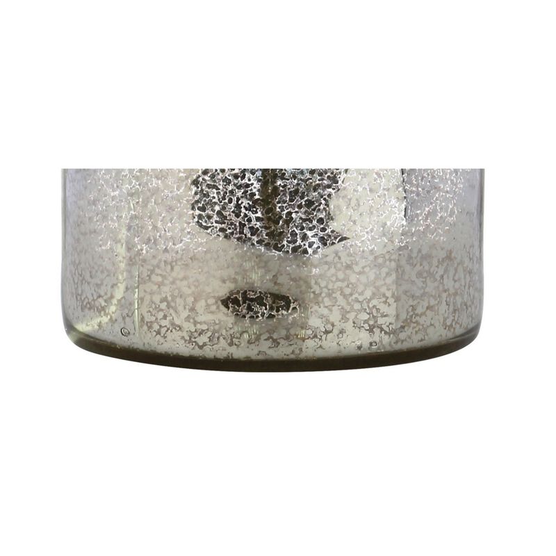 Esmee 24.5" Mercury Glass LED Table Lamp, Mercury Silver