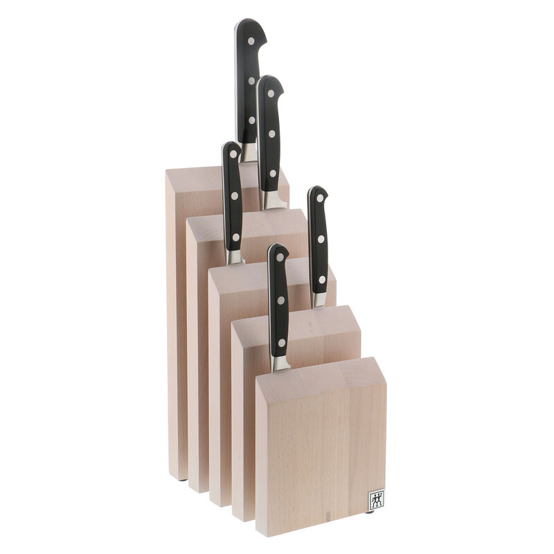 ZWILLING Italian Upright Magnetic Knife Block - Natural Beechwood