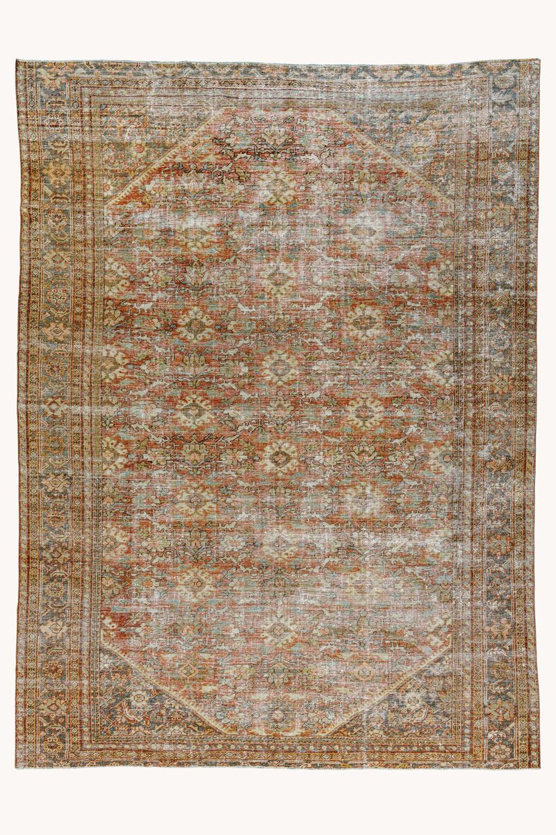 District Loom Antique Persian Mahal Area Rug- Carter