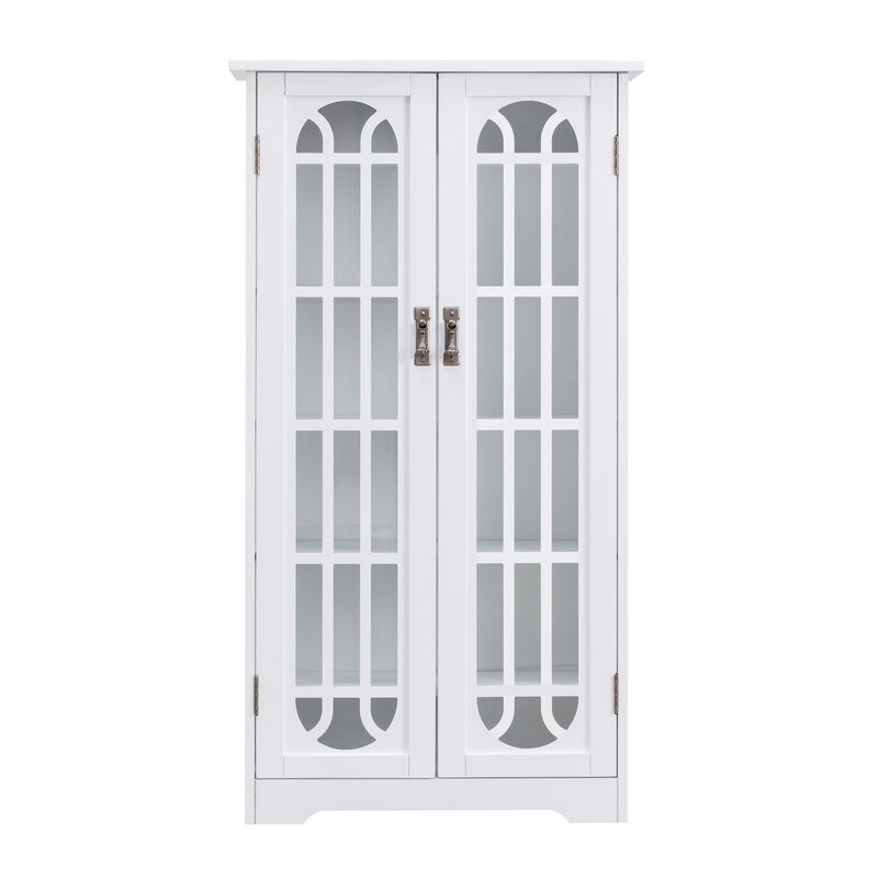 Corbet White Double-Door Cabinet