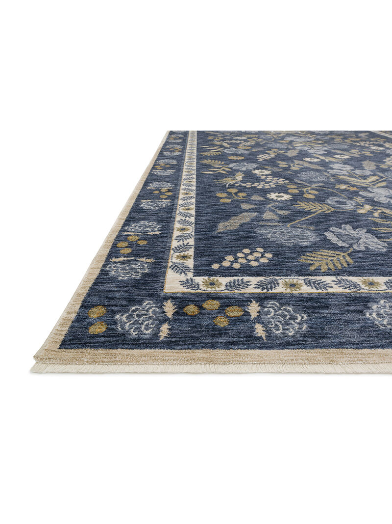 Kismet KIS03 Navy 7'10" x 10'10" Rug by Rifle Paper Co.