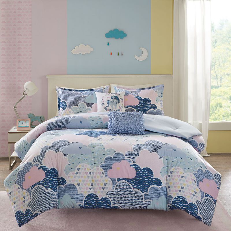 Gracie Mills Eowyn Cotton Printed Comforter Set