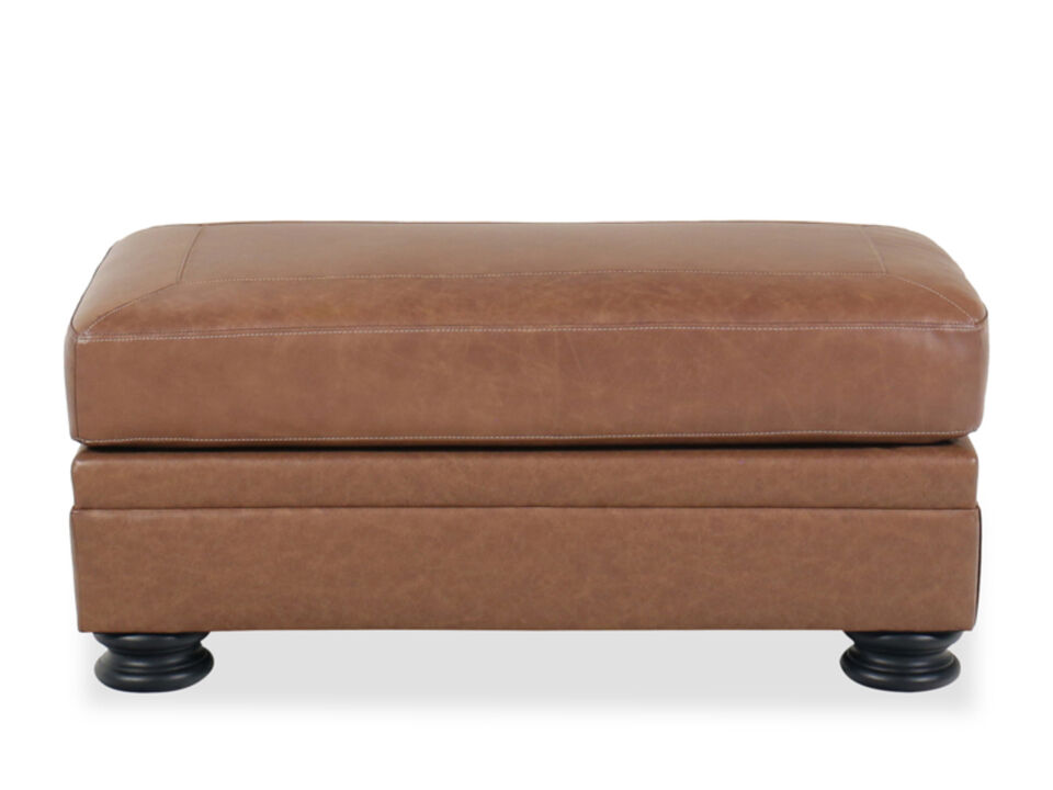 Carianna Leather Ottoman