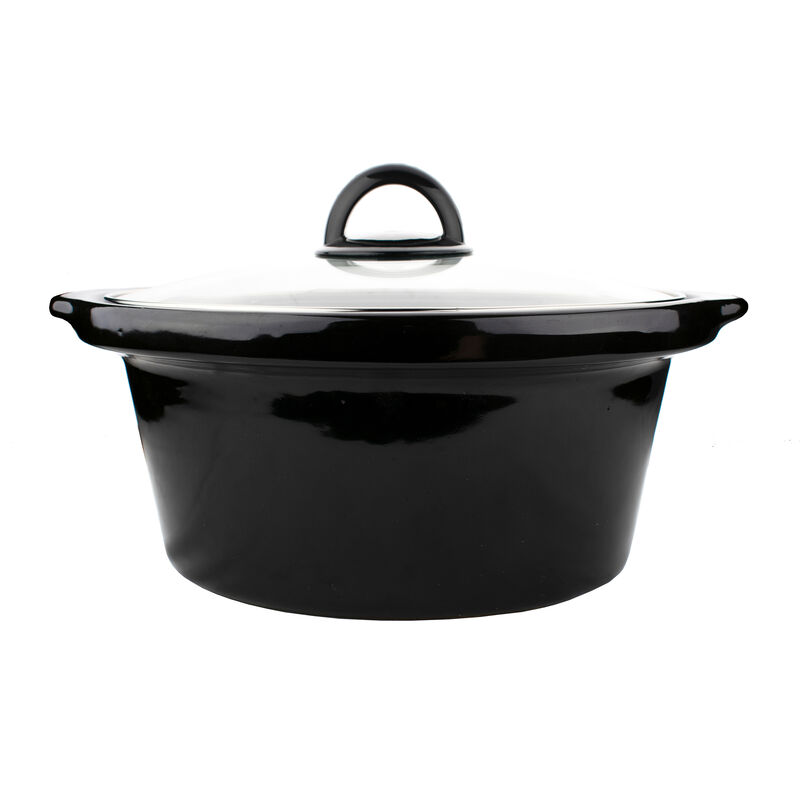 Brentwood 3.5 Quart Diamond Pattern Slow Cooker in Black