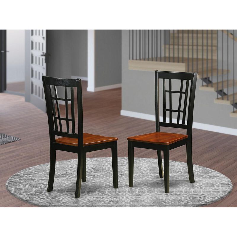 Dining Room Set Black & Cherry