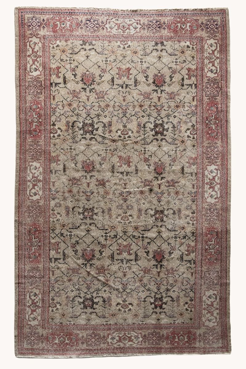 District Loom Vintage Isparta scatter rug- Bitterroot