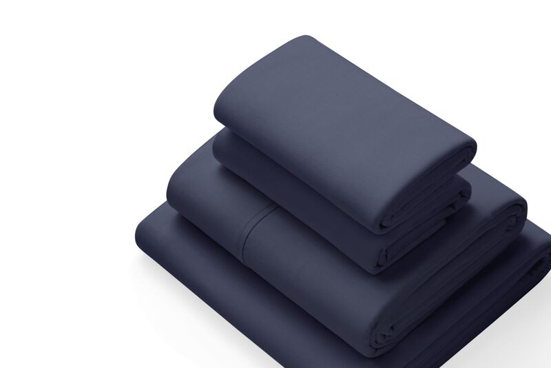 Dusky Navy King Sheet Set