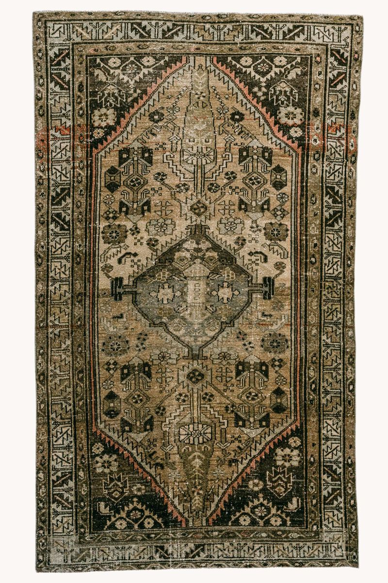 District Loom Vintage Malayer scatter rug-Brightwood