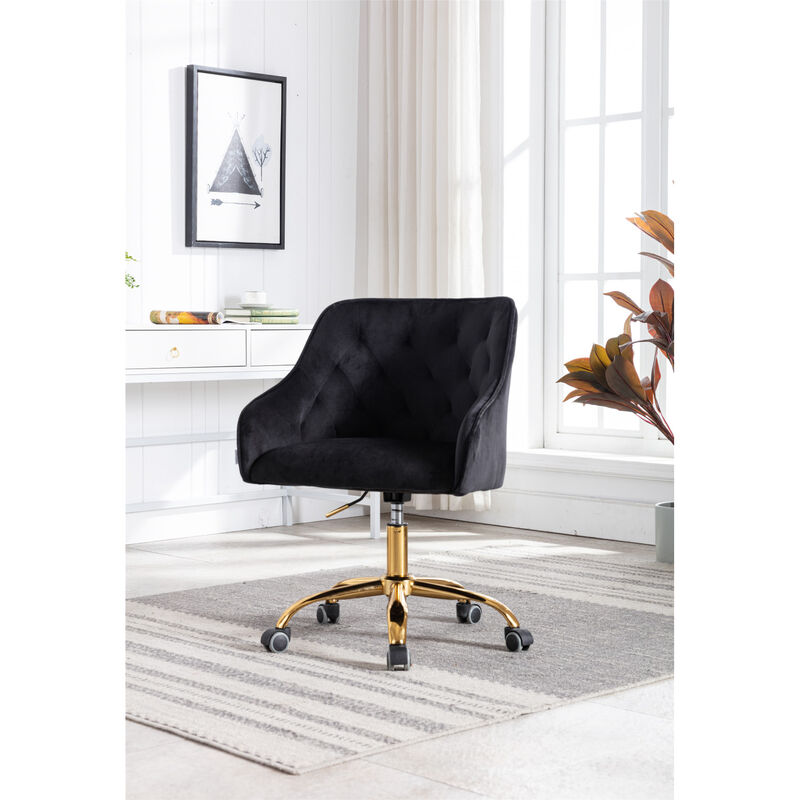 Swivel Shell Chair for Living Room/Bedroom, Modern Leisure office Chair