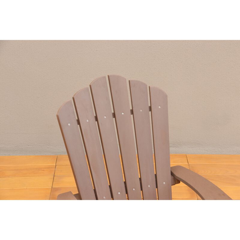 Polystyrene Adirondack Chair - Brown