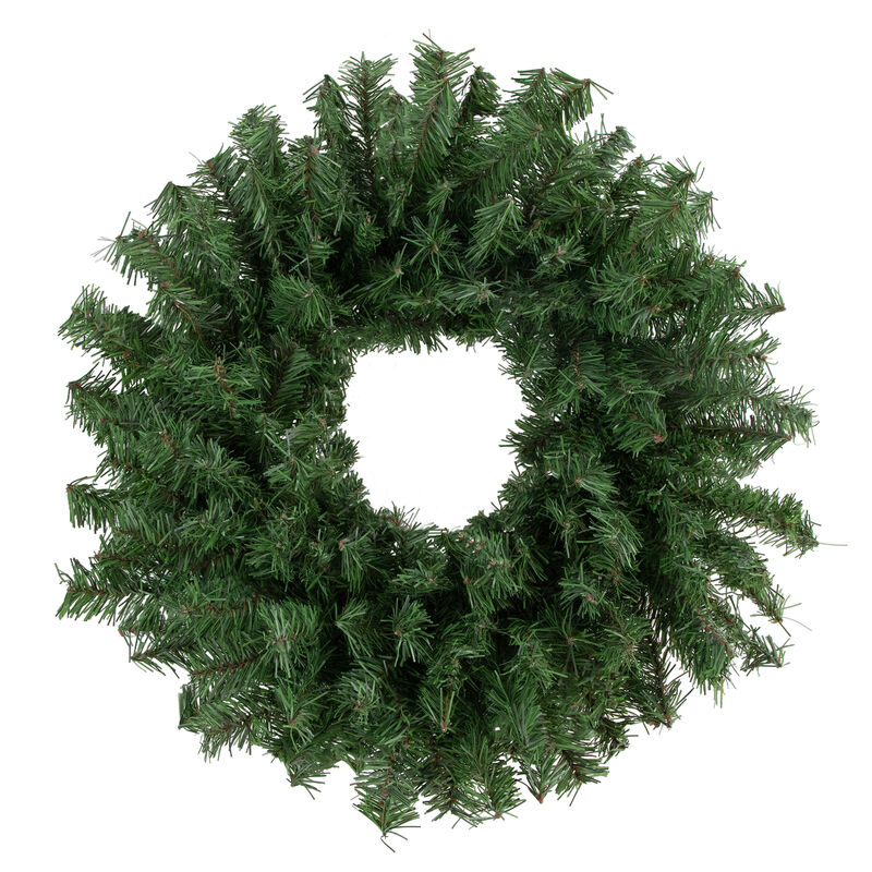 Canadian Pine Artificial Christmas Wreath  20-Inch  Unlit