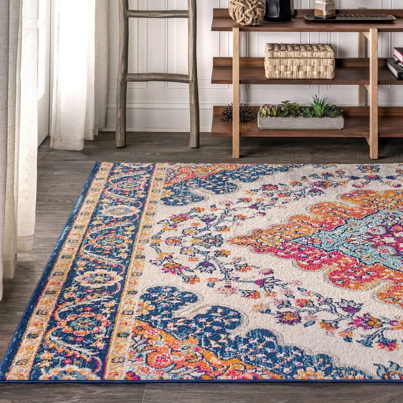 Bohemian Flair Boho Vintage Medallion Area Rug