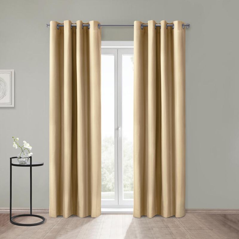 Thermaplus Alpine Blackout Premium Stylish and Functional Grommet Curtain Panel