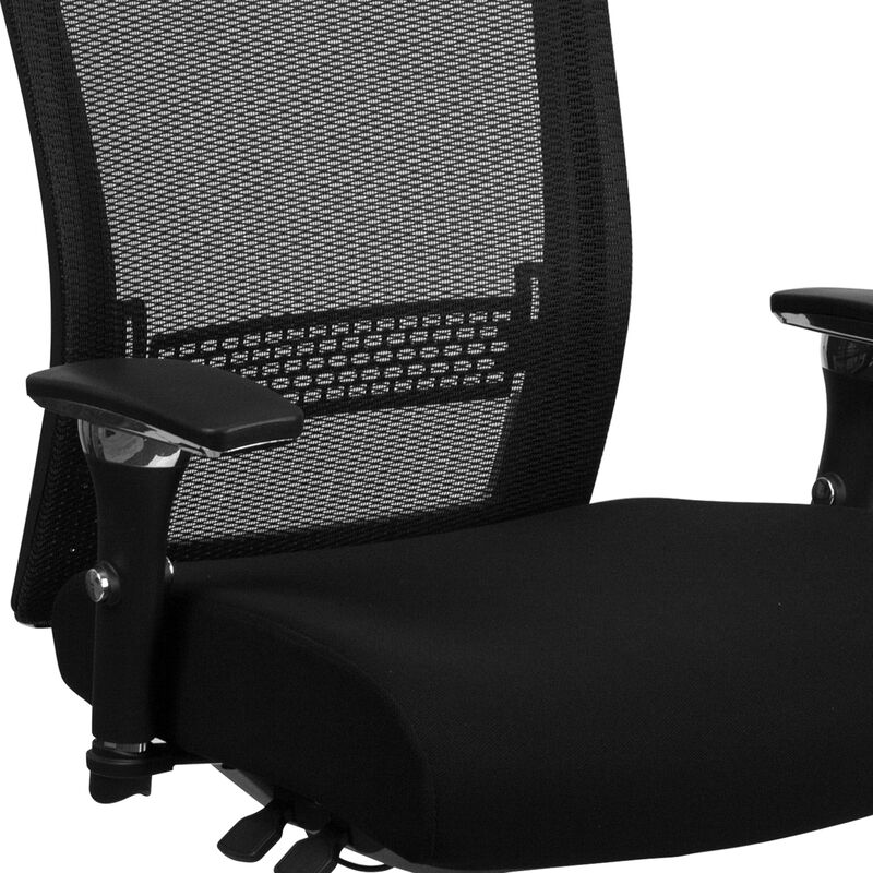 HERCULES Series 24/7 Intensive Use 300 lb. Rated Mesh Multifunction Ergonomic Office Chair with Seat Slider