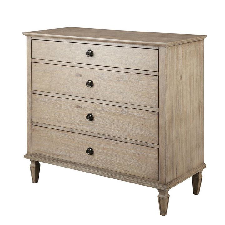 Starlight Canyon Home Brown Bedroom Dresser with Storage Drawers, Acacia Veneer and Rubberwood