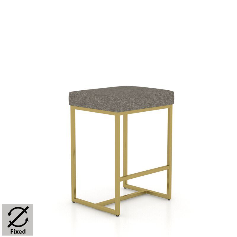 24" Modern Backless Stool