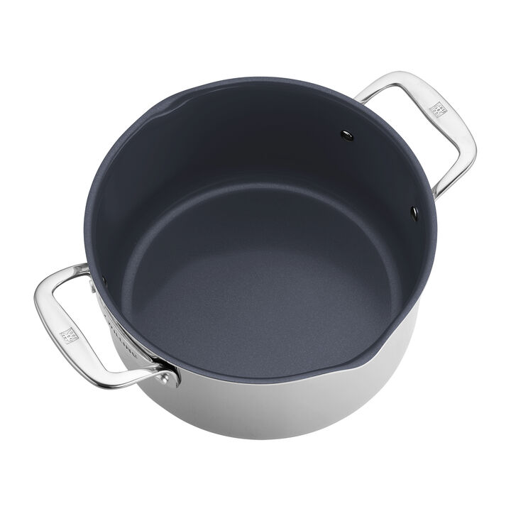 ZWILLING Clad CFX 6-qt Stainless Steel Ceramic Nonstick Dutch Oven