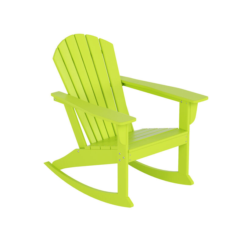 WestinTrends Outdoor Patio Adirondack Rocking Chair