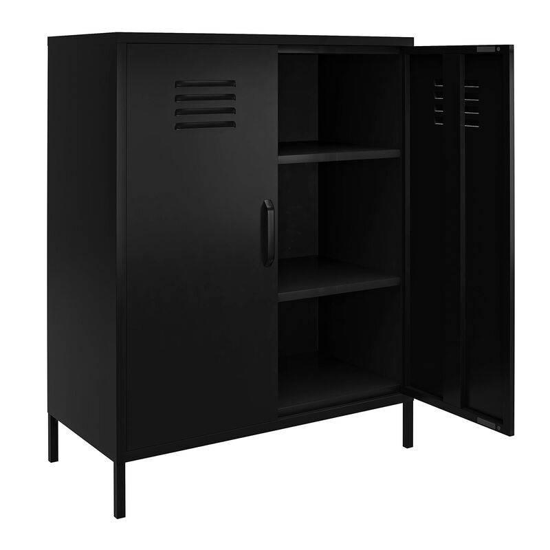 Shadwick 2 Door Metal Locker Storage Cabinet