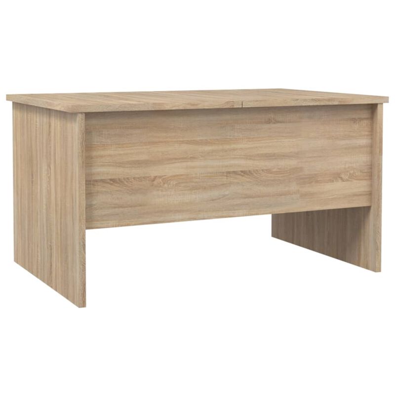 vidaXL Coffee Table Sonoma Oak 31.5"x19.7"x16.7" Engineered Wood