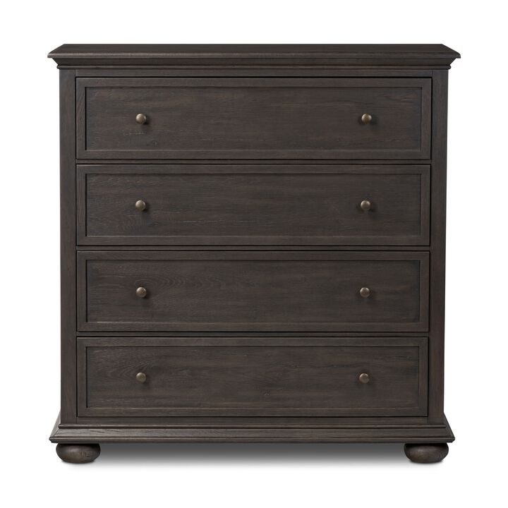 Geoffrey Smoked Black Tall Dresser