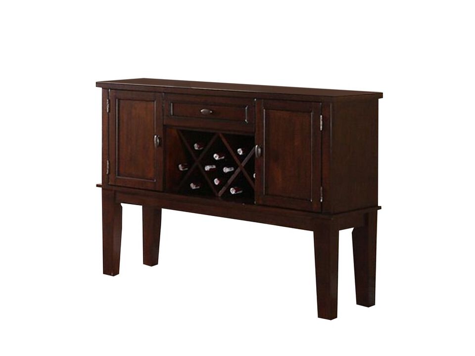 Warm and Contemporary Server, Brown - Benzara