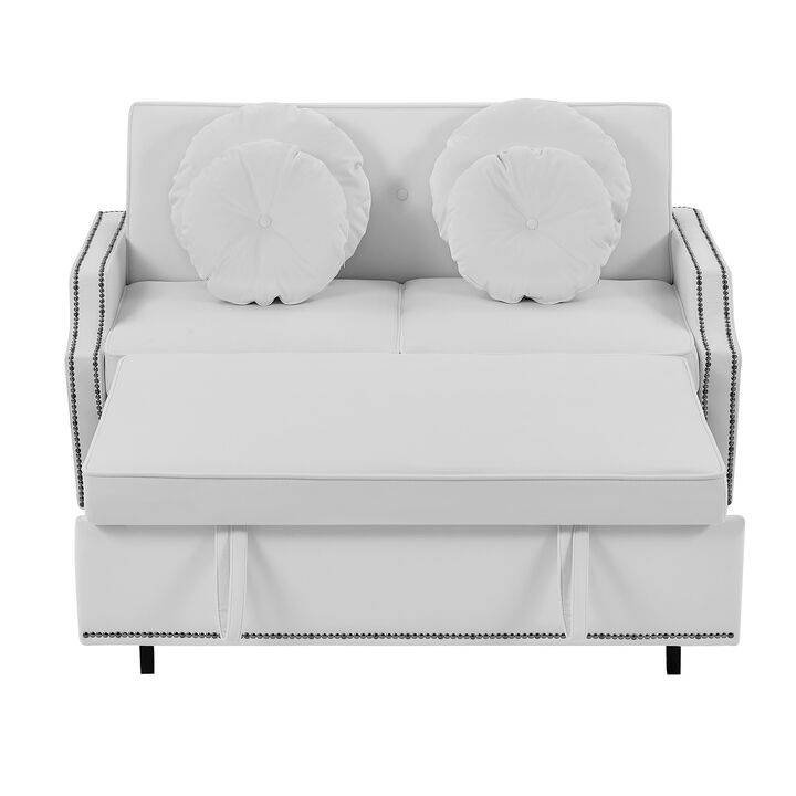 Merax Adjustable Sofa Bed with  Two USB Ports