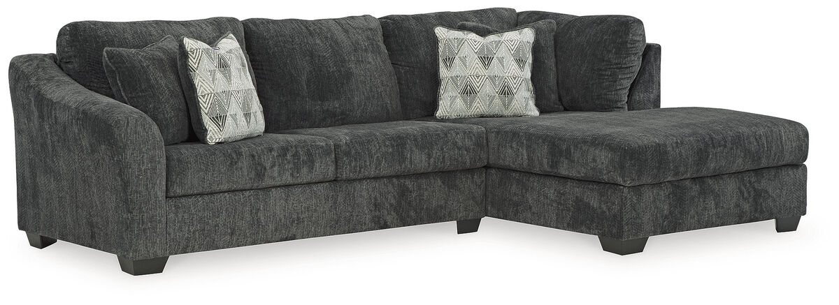 Biddeford 2PC Sleeper Sectional W/Chaise