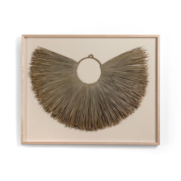 Beda Framed Sea Grass Object