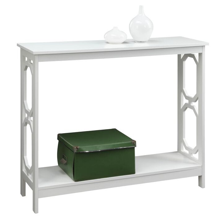 Omega Console Table with Shelf