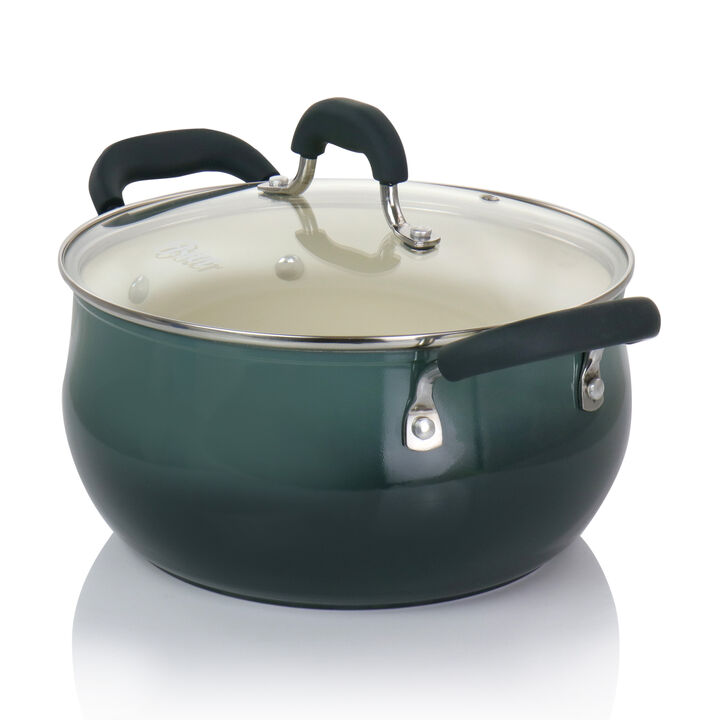 Oster Corbett 5.4 Quart Nonstick Aluminum Dutch Oven in Gray