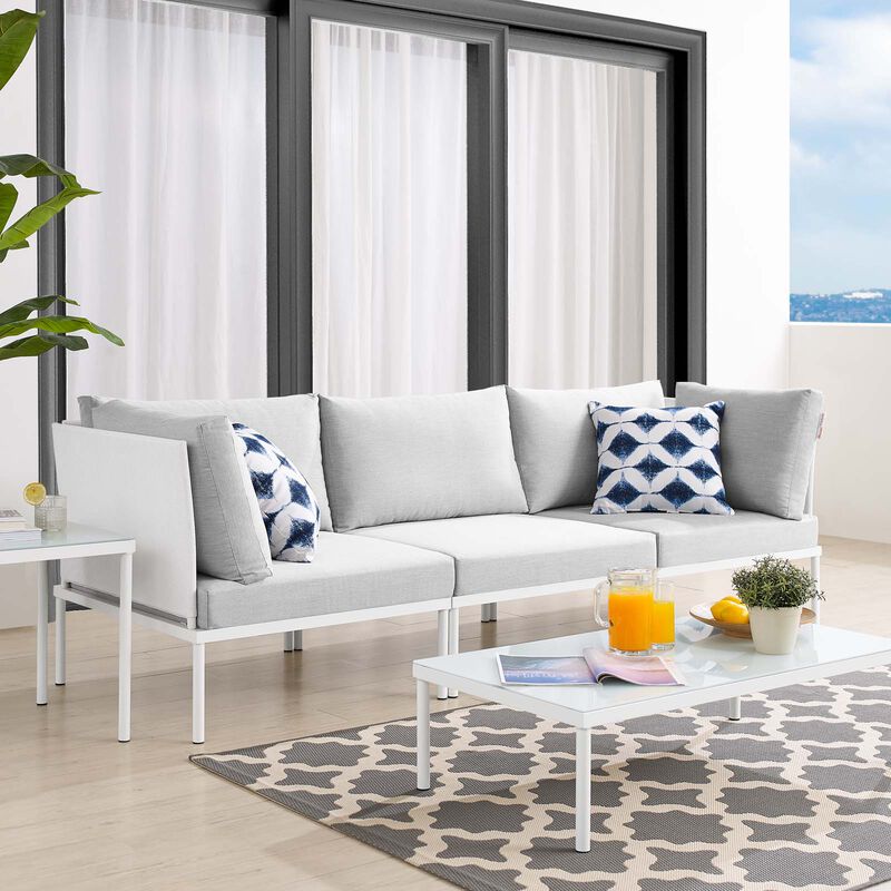 Modway - Harmony Sunbrella� Outdoor Patio Aluminum Sofa