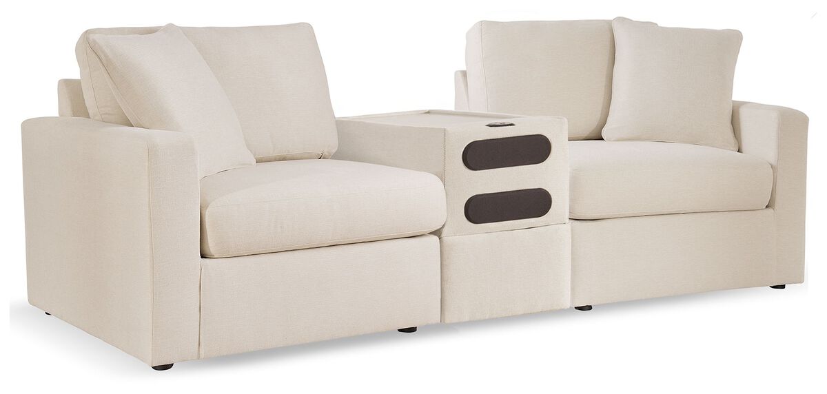 Modmax Oyster 3-Piece Sectional with Audio Console