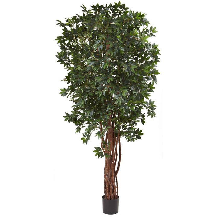 Nearly Natural 7.5-in Lychee Tree x 7 w/5406 Lvs