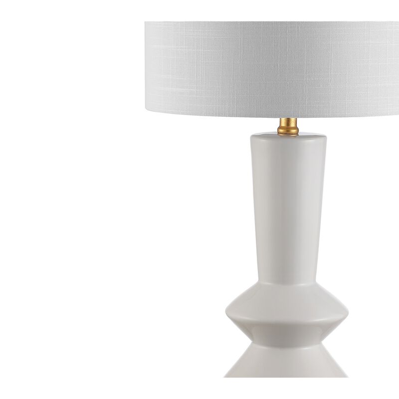 Ziggy Ceramiciron Contemporary Glam LED Table Lamp