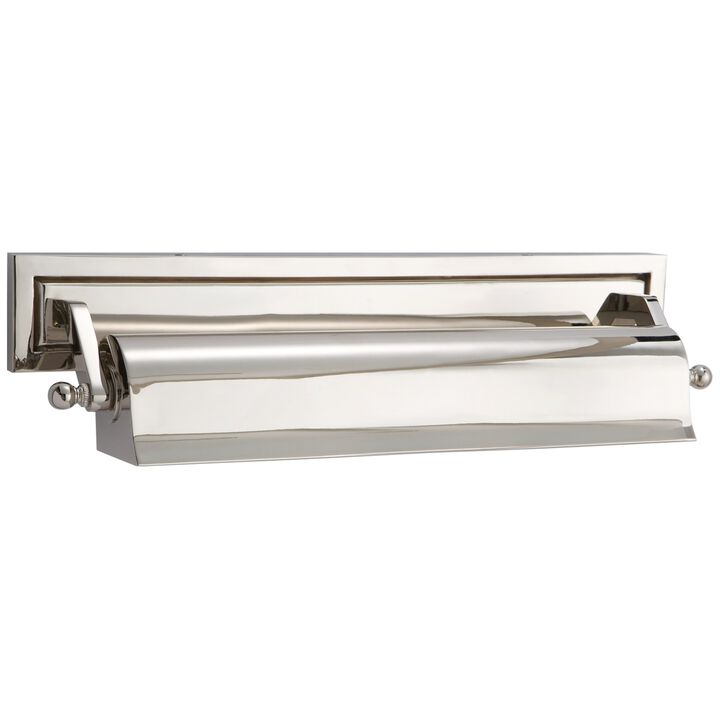 Library 16" Picture Light in Polished Nickel