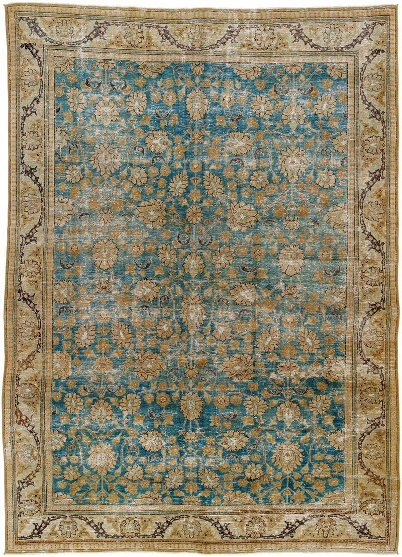 District Loom Antique Persian Tabriz area rug-Shelby