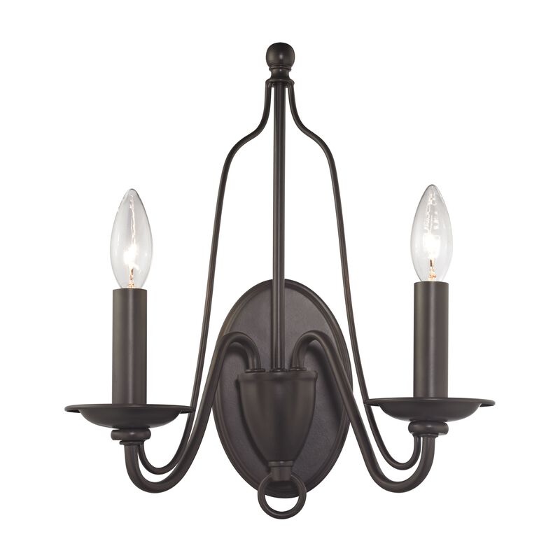 Monroe 15'' High 2-Light Sconce