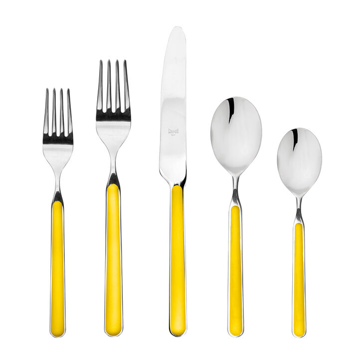 Fantasia 20-Piece Flatware Set in Sunflower