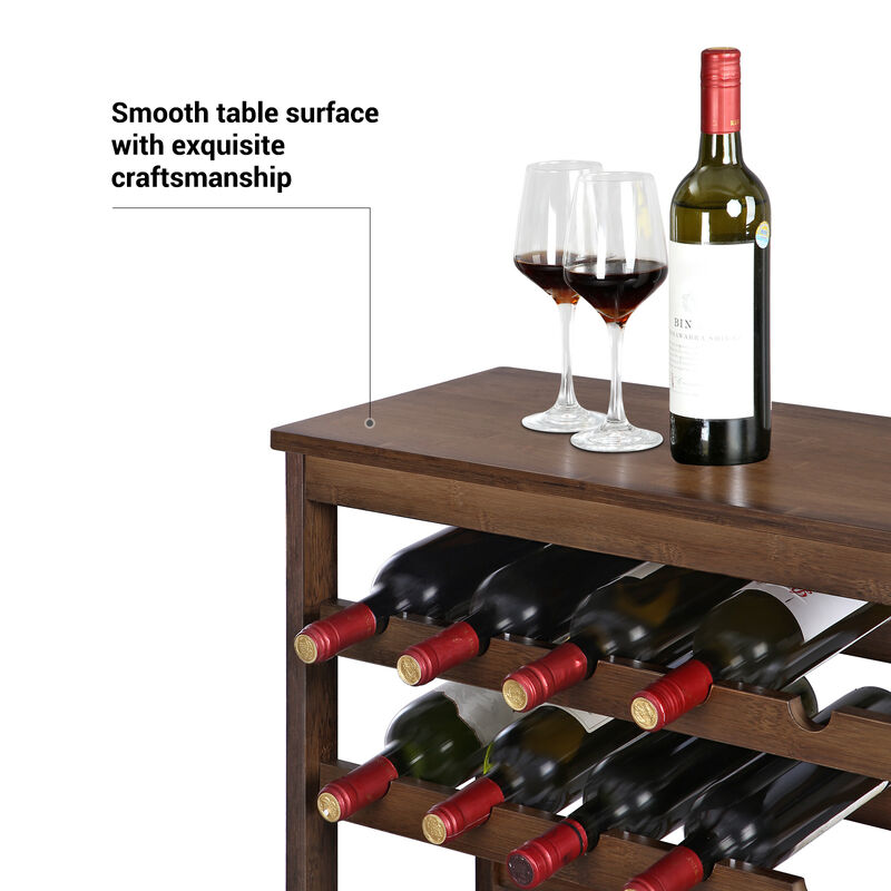 Free-Standing Floor Wine Rack - Stylish and Functional Storage Solution for Your Wine Collection