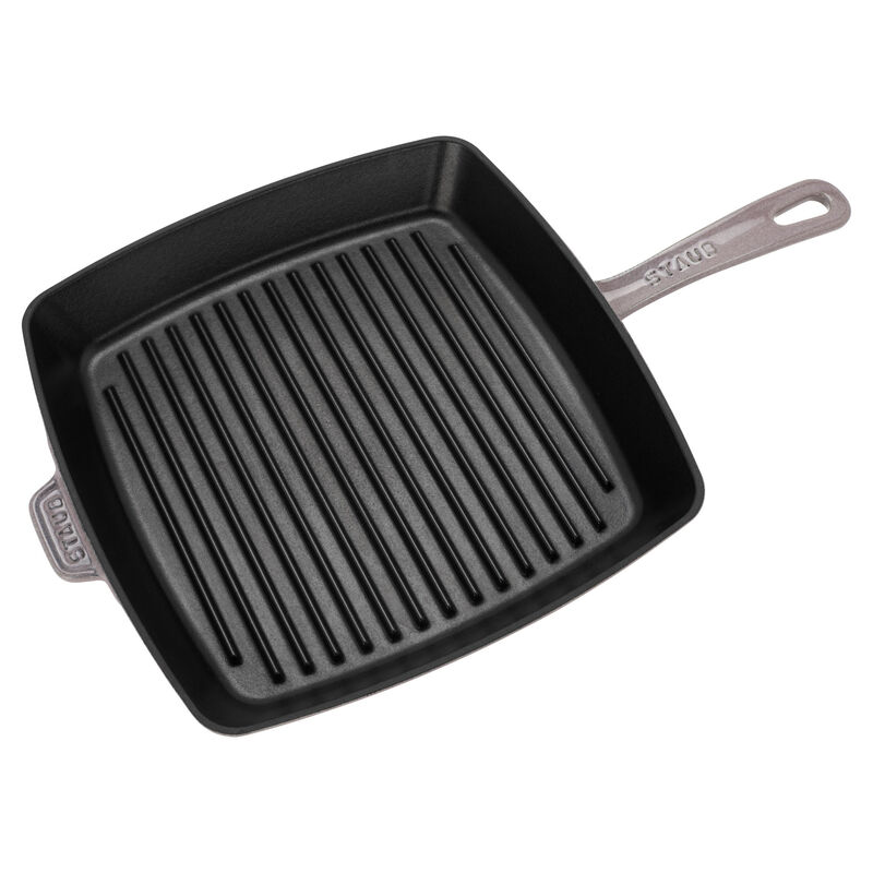 Staub Cast Iron 12-inch Square Grill Pan - Basil