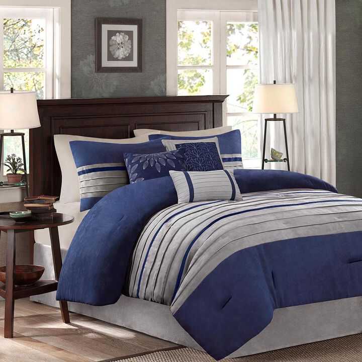 Belen Kox 7-Piece Polyester Microsuede Comforter Set, Belen Kox