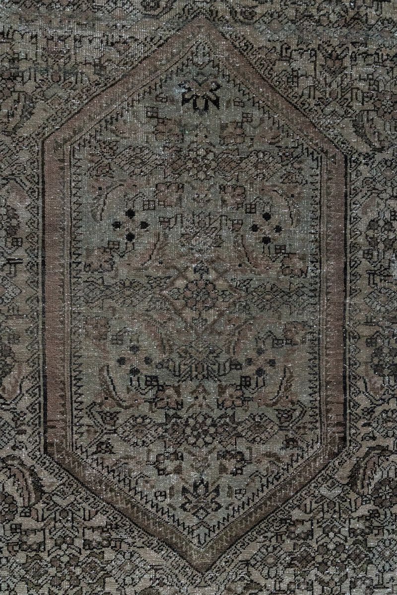 District Loom Antique Bijar scatter rug-Medora