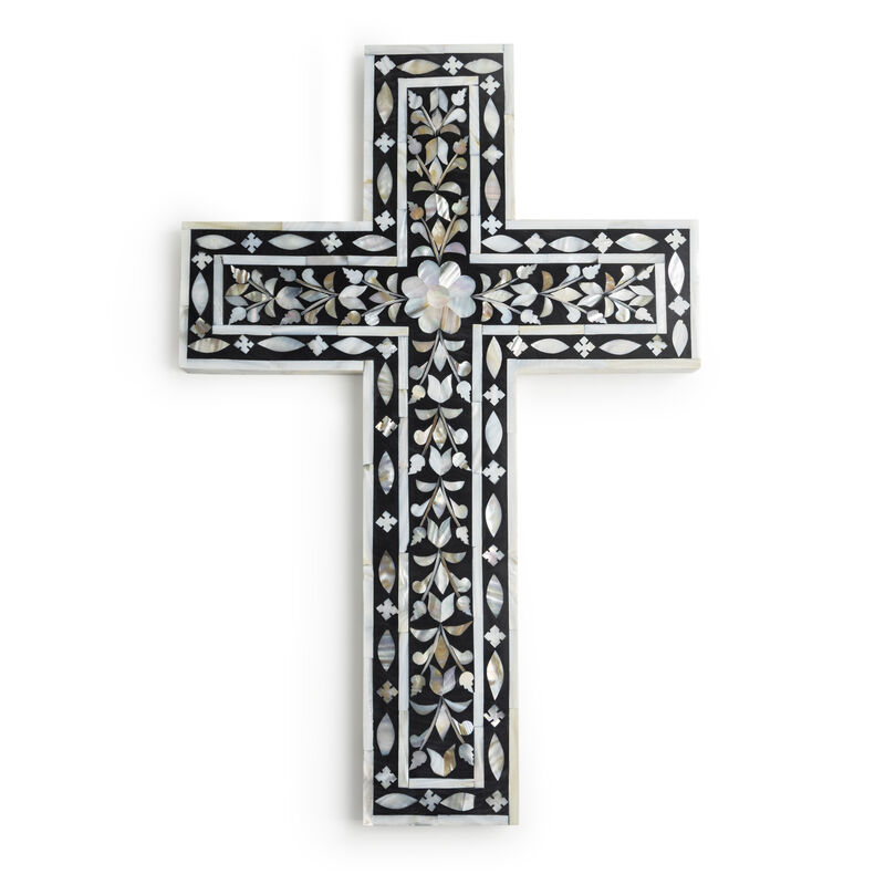 Jodhpur Mother of Pearl Wall Cross