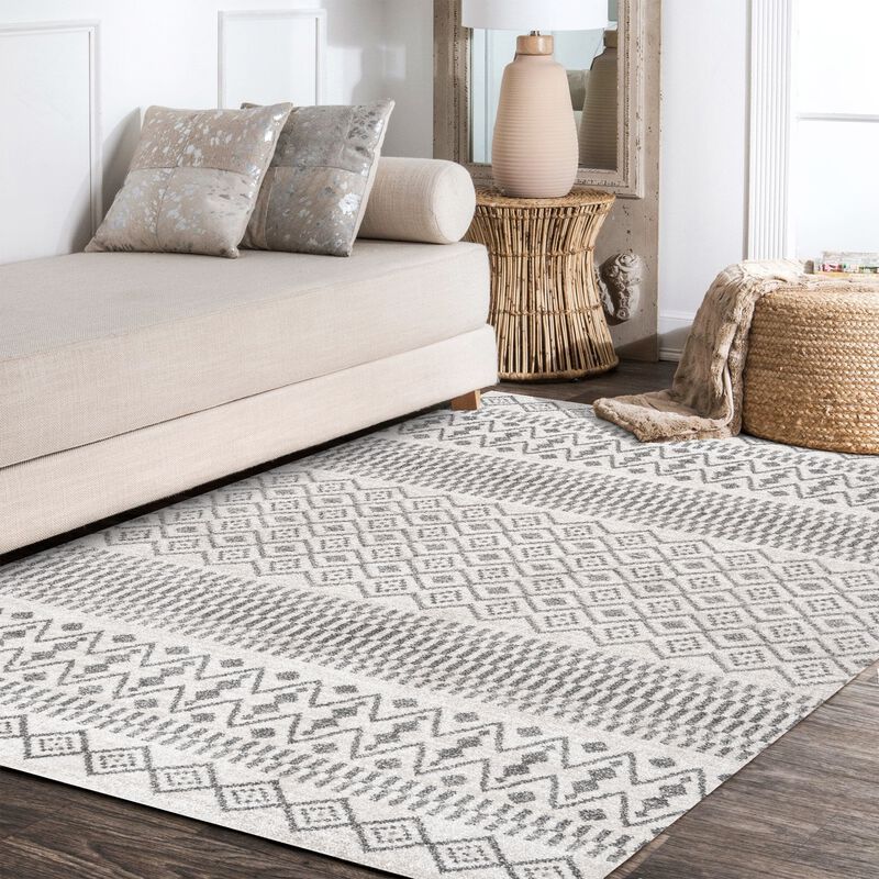 Ifrane Berber Geometric Stripe Area Rug