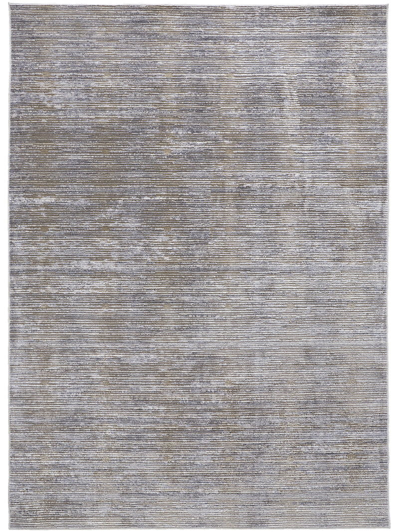 Laina 39GAF Taupe/Silver/Tan 5' x 7'10" Rug