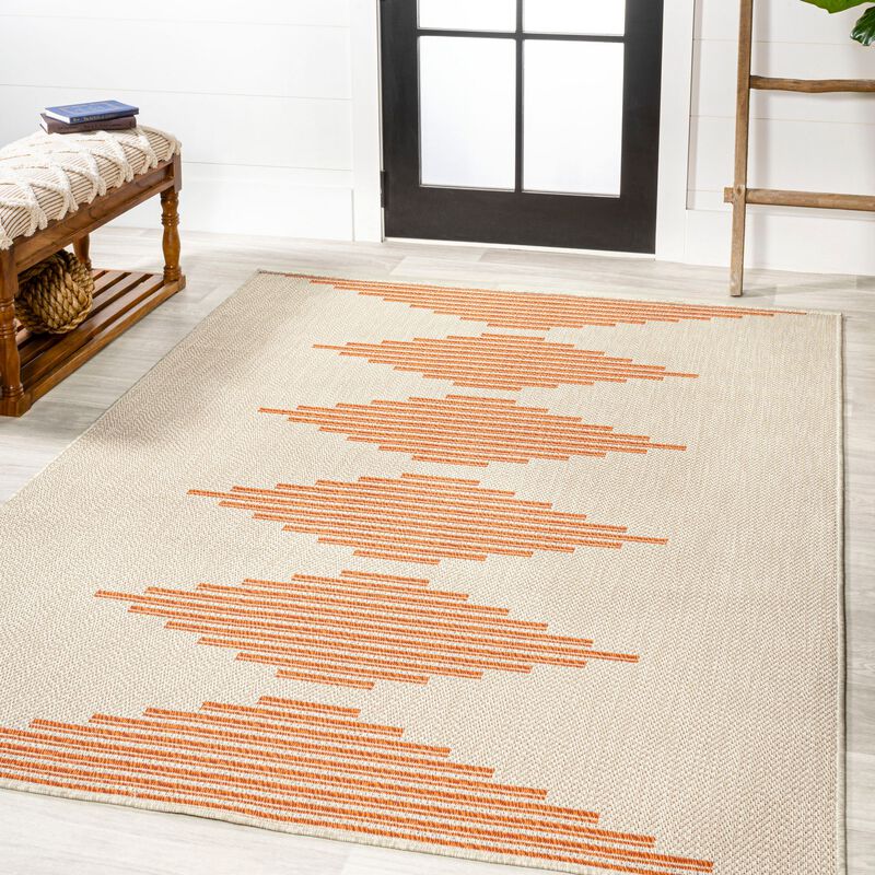 Vinales Diamond Stripe Indoor/Outdoor Area Rug